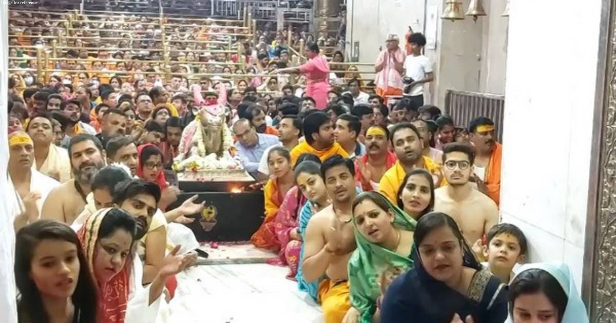 Festival of Rang Panchami celebrated at Ujjain's Shree Mahakaleshwar temple